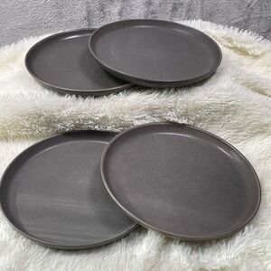 SET OF 4 Project 62 Tilley Gray Stoneware 10 1/2" Dinner Plates Target